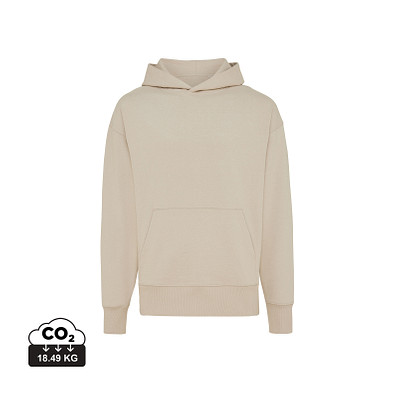 Iqoniq Yoho Relax-Hoodie aus recycelter Baumwolle, desert, L