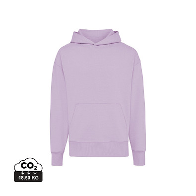 Iqoniq Yoho Relax-Hoodie aus recycelter Baumwolle, lavender, XXS