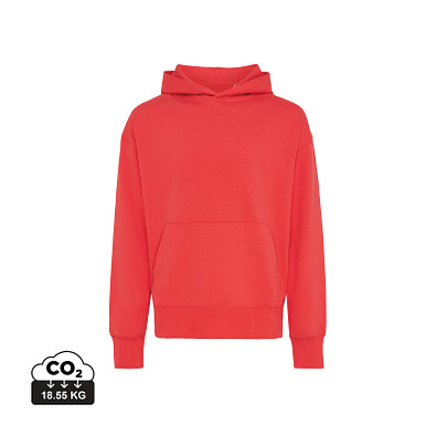 Iqoniq Yoho Relax-Hoodie, sattes rot, XXL