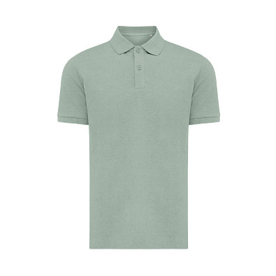 Iqoniq Yosemite PiquÃ©-Poloshirt aus recycelter Baumwolle, Iceberg green, S