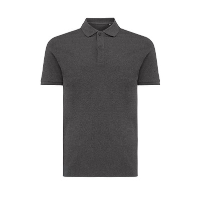 Iqoniq Yosemite Piqué-Poloshirt, ungefärbtes Anthrazit, XXL