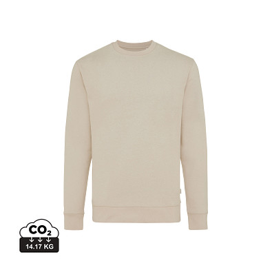 Iqoniq Zion Rundhals-Sweater aus recycelter Baumwolle, desert, XXL