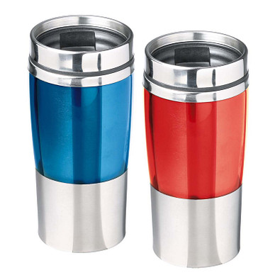 Isolierbecher Tennessee, 350 ml, transluzent-rot Isolierbecher Tennessee, 350 ml, transluzent-rot