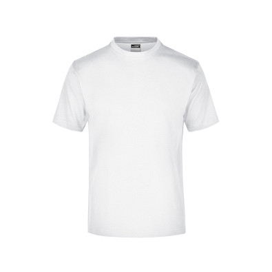 JAMES & NICHOLSON Herren T-Shirt, weiß, M