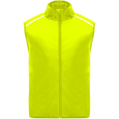Jannu leichte Laufweste Unisex, Fluor Yellow, L