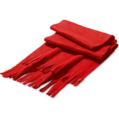 JASON. Schal aus Fleece (200g/m²), Rot