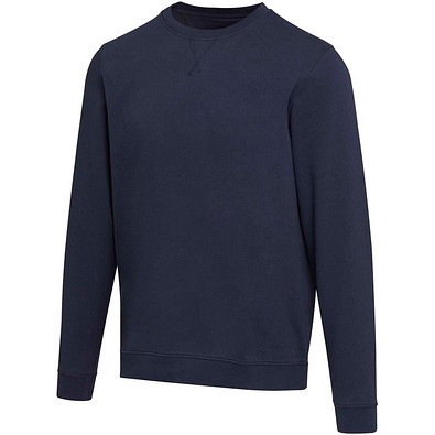 Jasper 280 g/m² Pullover mit Rundhalsausschnitt aus recycelter Bio Baumwolle (OCS), unisex, navy, 3XS
