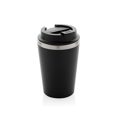 Java 350ml doppelwandiger Becher aus RCS recyceltem PP, schwarz