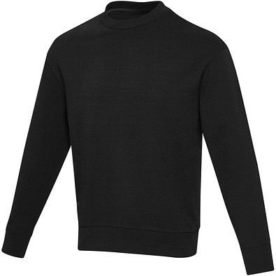 Jet Unisex Aware™ Pullover mit Rundhalsausschnitt aus recyceltem Material, schwarz, 2XS