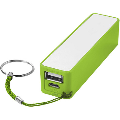 Jive Powerbank, 2.000 mAh, limone,weiß Jive Powerbank, 2.000 mAh, limone,weiß