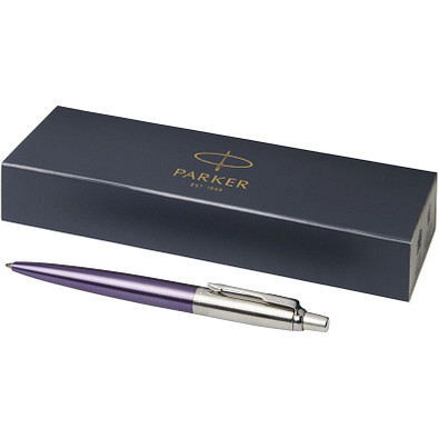 PARKER Druckkugelschreiber Jotter Metall, mittelviolett PARKER Druckkugelschreiber Jotter Metall, mittelviolett