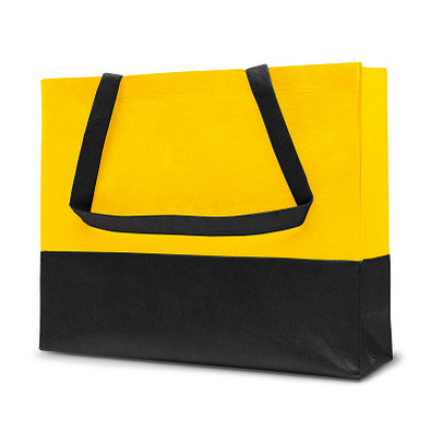 Joytex® Vlies-Umhängetasche, gelb/schwarz