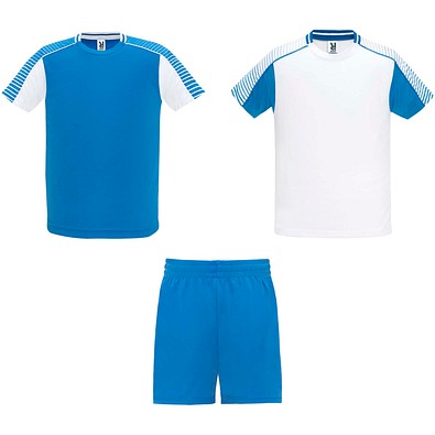 Juve Sport-Set Unisex, weiß/royalblau, M