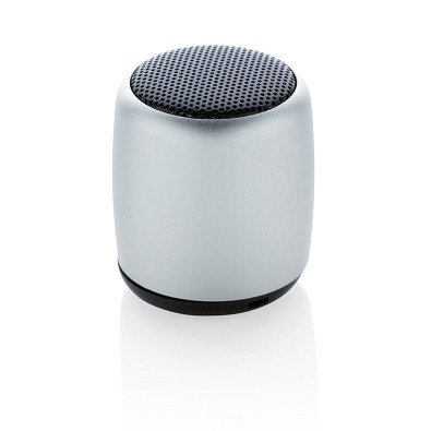 XD COLLECTION Kabelloser Mini-Lautsprecher aus Aluminium, silber XD COLLECTION Kabelloser Mini-Lautsprecher aus Aluminium, silber