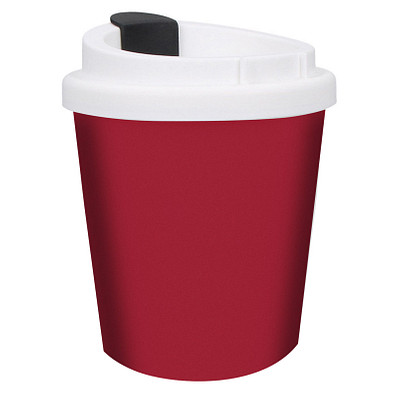 Kaffeebecher PremiumPlus small, 250 ml, standard-rot/weiß Kaffeebecher PremiumPlus small, 250 ml, standard-rot/weiß