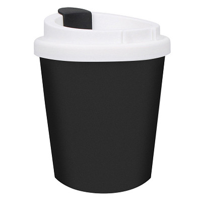 Kaffeebecher PremiumPlus small, 250 ml, schwarz/weiß Kaffeebecher PremiumPlus small, 250 ml, schwarz/weiß