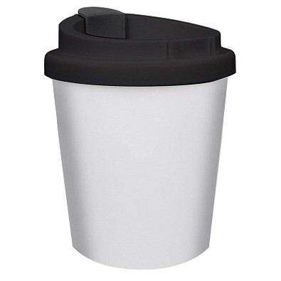 Kaffeebecher PremiumPlus small, 250 ml, weiß/schwarz