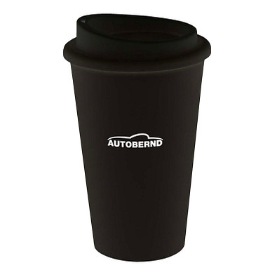 Kaffeebecher Premium, 350 ml, schwarz Kaffeebecher Premium, 350 ml, schwarz