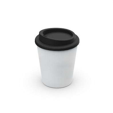 Kaffeebecher Premium small antibakteriell, weiß Kaffeebecher Premium small antibakteriell, weiß