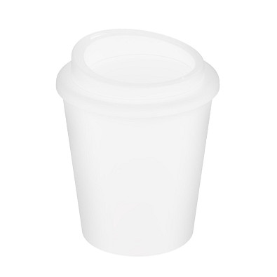 Kaffeebecher Premium small, 250 ml, weiß/weiß