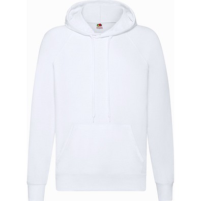 Kapuzen-Sweatshirt Lightweight Hooded S Unisex, XL, WEISS