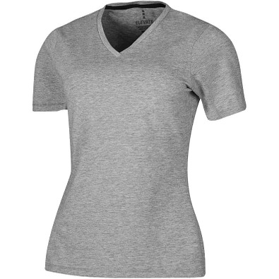 ELEVATE Damen Öko T-Shirt Kawartha, grau meliert, M