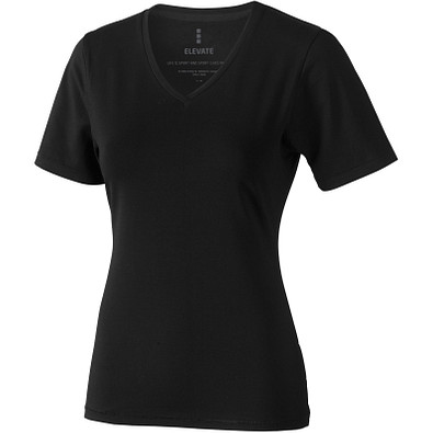 ELEVATE Damen Öko T-Shirt Kawartha, schwarz, S