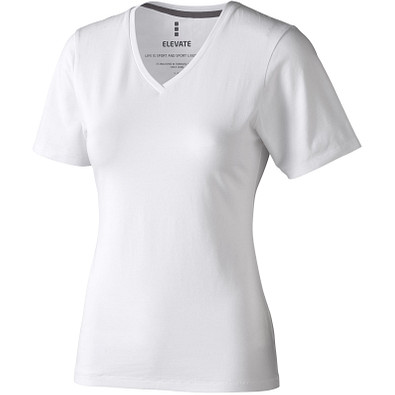 ELEVATE Damen Öko T-Shirt Kawartha, weiß, M