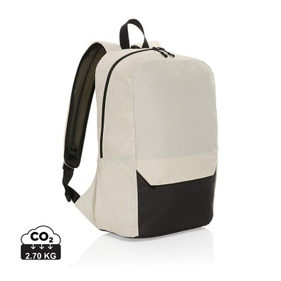 Kazu AWARE™ 15,6 Zoll RPET Laptop-Rucksack, off white