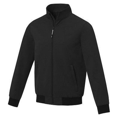 Keefe leichte Bomberjacke - Unisex, schwarz, XXL