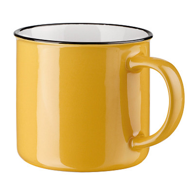 Keramiktasse Camper, 360 ml, gelb Keramiktasse Camper, 360 ml, gelb