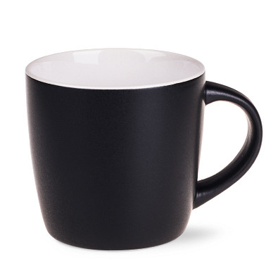 Keramiktasse Handy Supreme, 300 ml, matt schwarz/weiß Keramiktasse Handy Supreme, 300 ml, matt schwarz/weiß