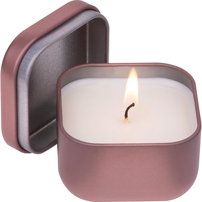 Kerze in Metalldose Prague,kupfer