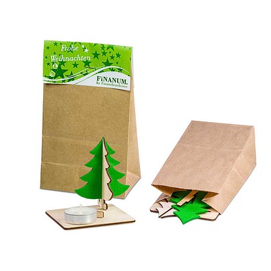 Kerzenständer Tannenbaum, 1-seit. Druck