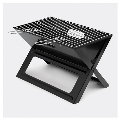 Klappgrill SUMMER EVENING 2.0,schwarz, silber