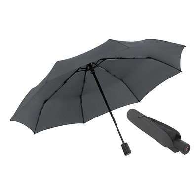 Knirps® A.200 medium duomatic, im EVA  Case, dark grey