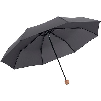 Knirps Timber manual Taschenschirm, dark grey