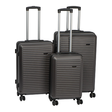 Kofferset, 3-teilig, anthrazit