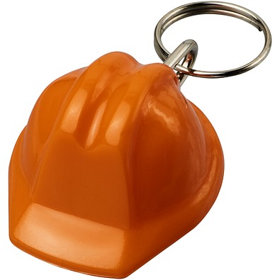 Kolt Schutzhelm Schlüsselanhänger aus recyceltem Material, orange