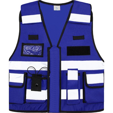 Korntex® Tactical Weste Bonn - Königsblau - XXL/4XL, XXL/4XL, Königsblau