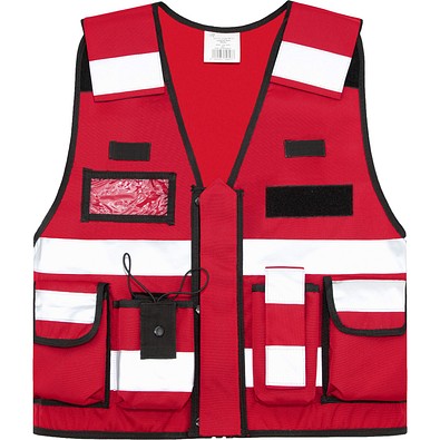 Korntex® Tactical Weste Bonn - Rot - XXL/4XL, XXL/4XL, Rot