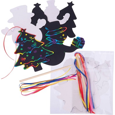 Kratz-Weihnachtsanhänger South Pole,mehrfarbig