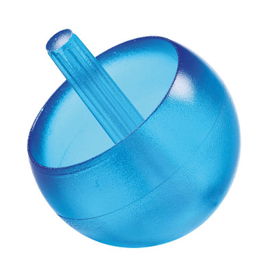 Kreisel Stehauf, 29 mm, klein, transparent-blau Kreisel Stehauf, 29 mm, klein, transparent-blau
