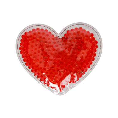 Kühl-/Wärmekissen Bead, Herz, rot