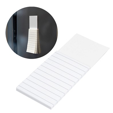 Kühlschrank-Magnet mit Notizzetteln , weiß