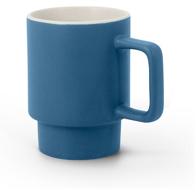 KUERTEN. Keramikbecher mit matter Oberfläche 330 ml, Blau