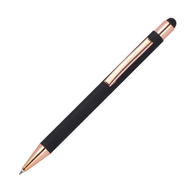 Kugelschreiber mit Touch-Pen Miramar,schwarz