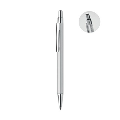 Kugelschreiber recyceltes Alu DANA, Silber