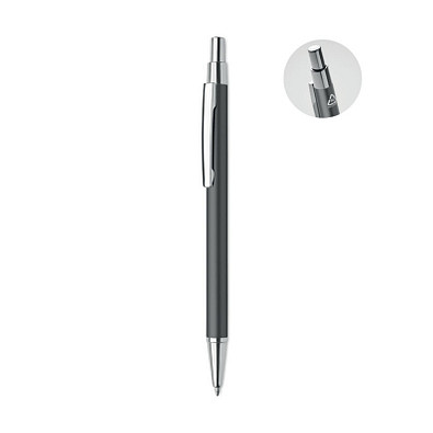 Kugelschreiber recyceltes Alu DANA, Titanfarbend