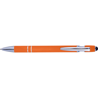 Touch-Kugelschreiber Wangerooge, blaue Mine, orange Touch-Kugelschreiber Wangerooge, blaue Mine, orange